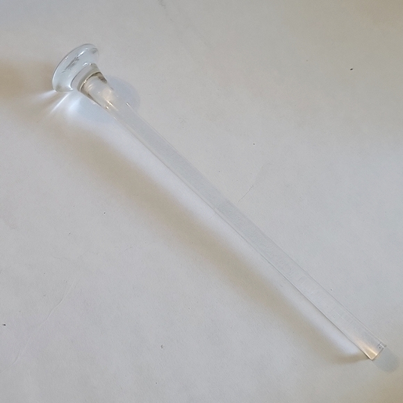 5 Hand Blown Glass Bar Liquor Drink Swizzle Stir Stick Rods - Picture 3 of 6